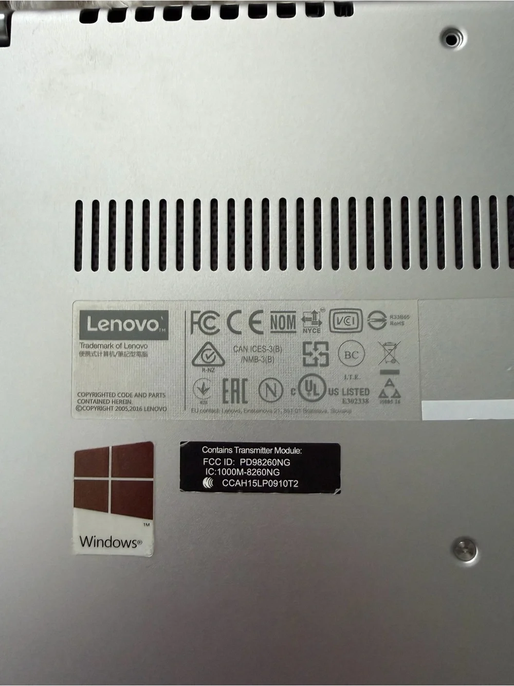 Lenovo Yoga Silver Convertible Laptop